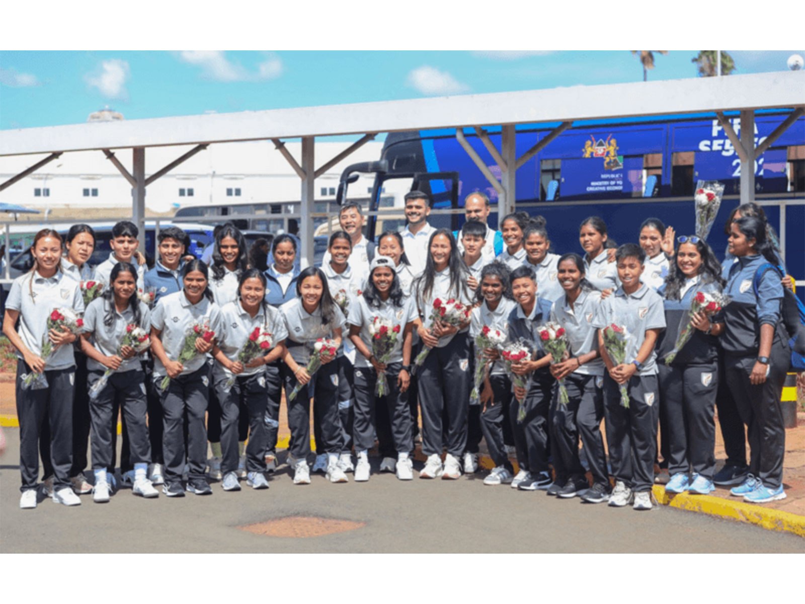 Indian senior women's team (Photo: Football Kenya Federation