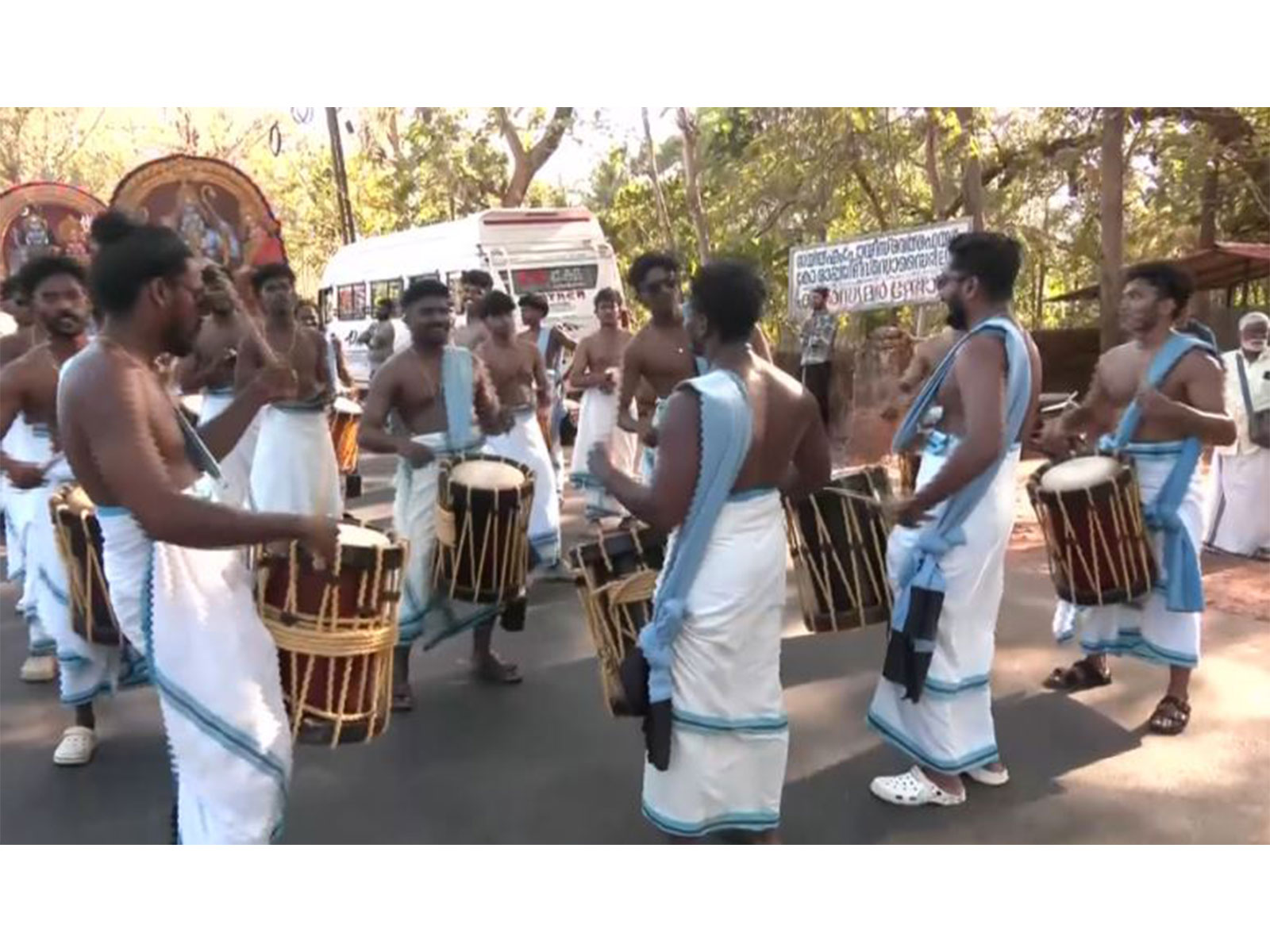A scene from Kannur where campaiging drew to a close on April 7, 2026 (Photo/ANI)