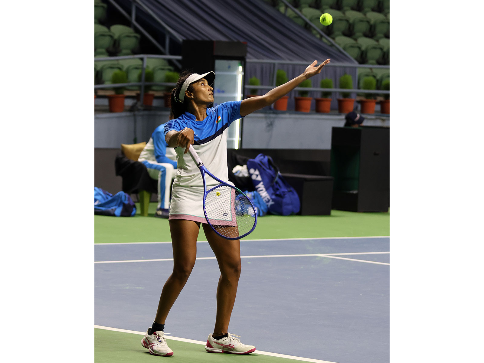 Sahaja Yamalapalli in action (Photo: DLTA)