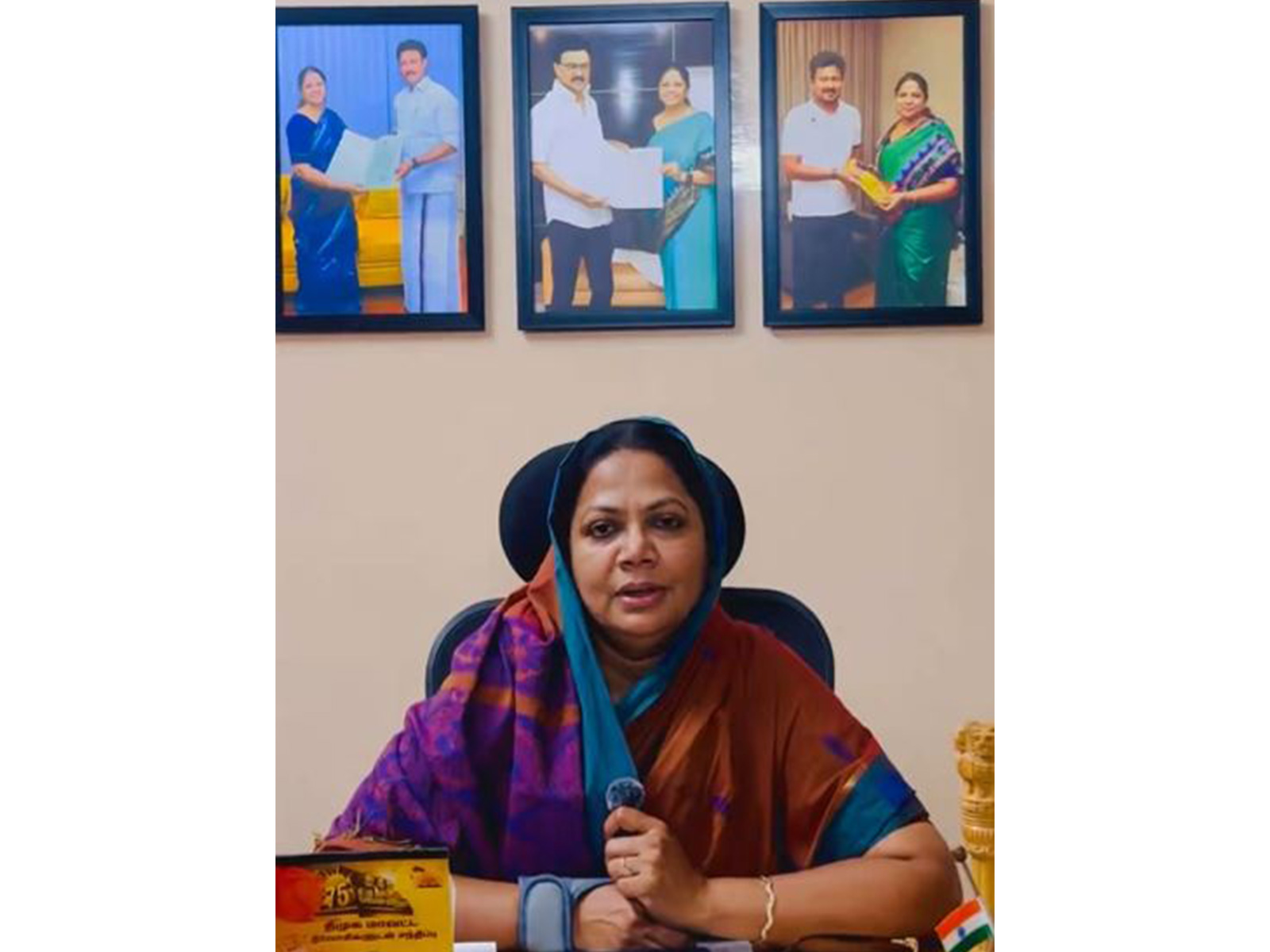 DMK MP Rajithi 'Salma' (Photo/@salma_poet)