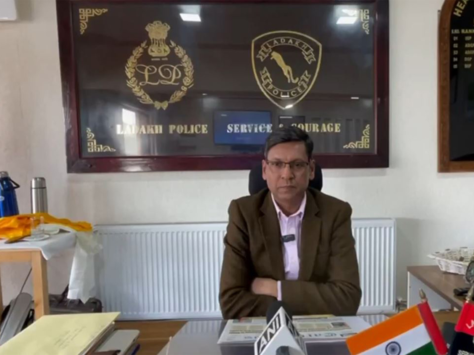 Ladakh DGP Mukesh Singh (Photo/ANI)