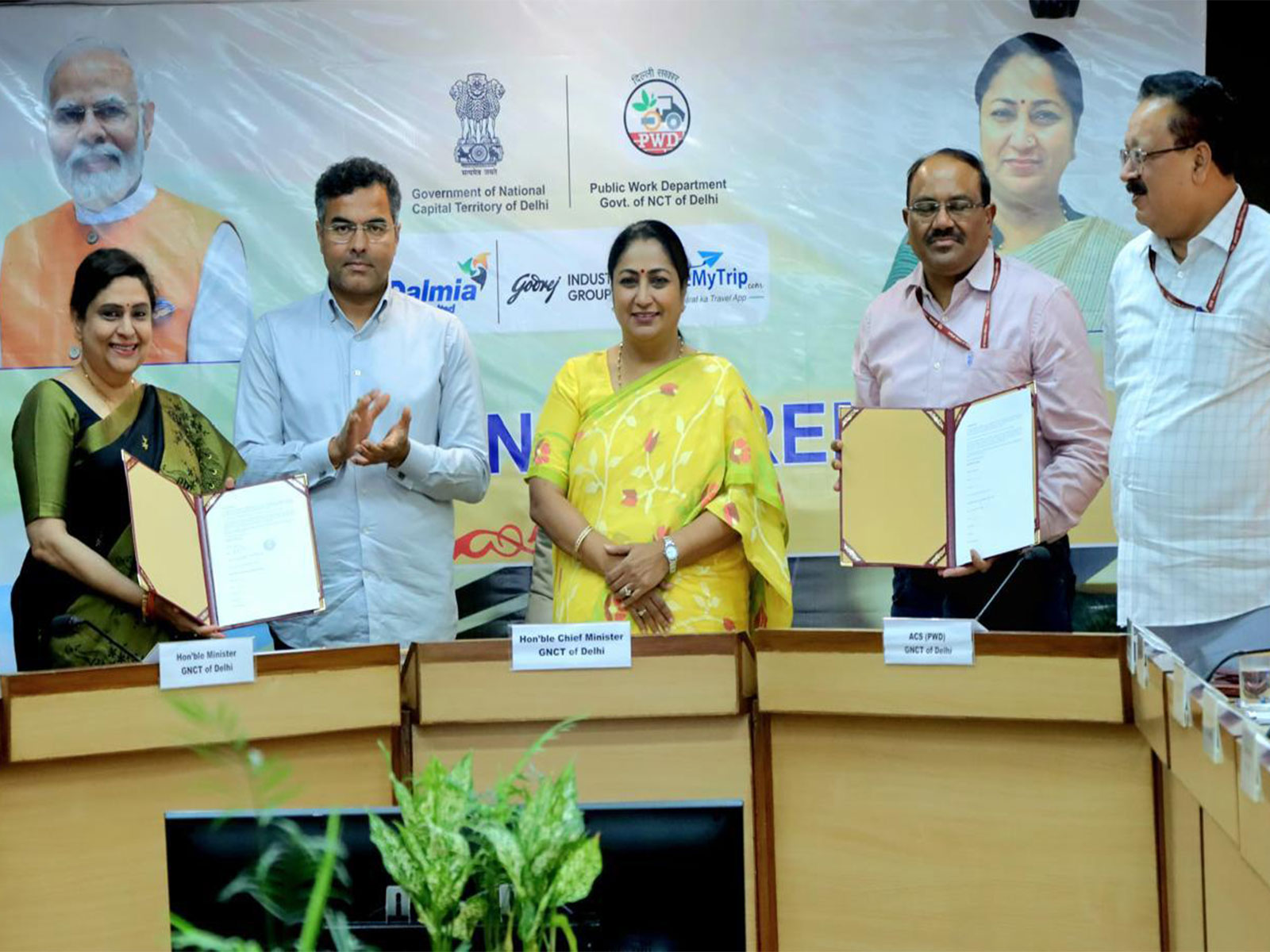 EaseMyTrip Foundation signs MoU with Delhi PWD for flyover adoption (Photo/Courtesy EaseMyTrip)