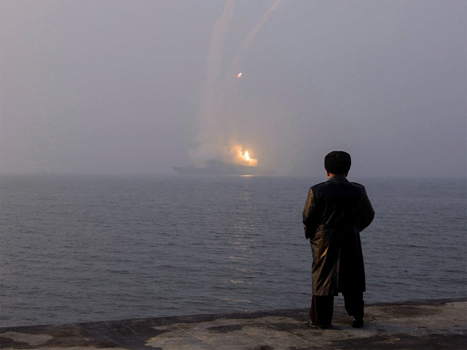 North Korean leader Kim Jong Un oversees a missile test launch (File Photo/ Reuters) 