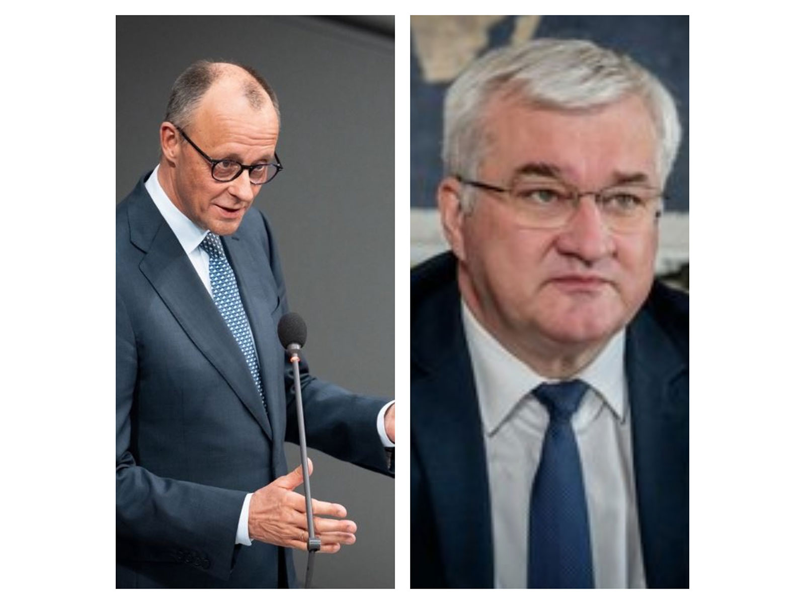 Germany's Federal Chancellor Bundeskanzler Friedrich Merz  and Andrii Sybiha, the Foreign Affairs Minister of Ukraine (Photo/@bundeskanzler@andrii_sybiha)