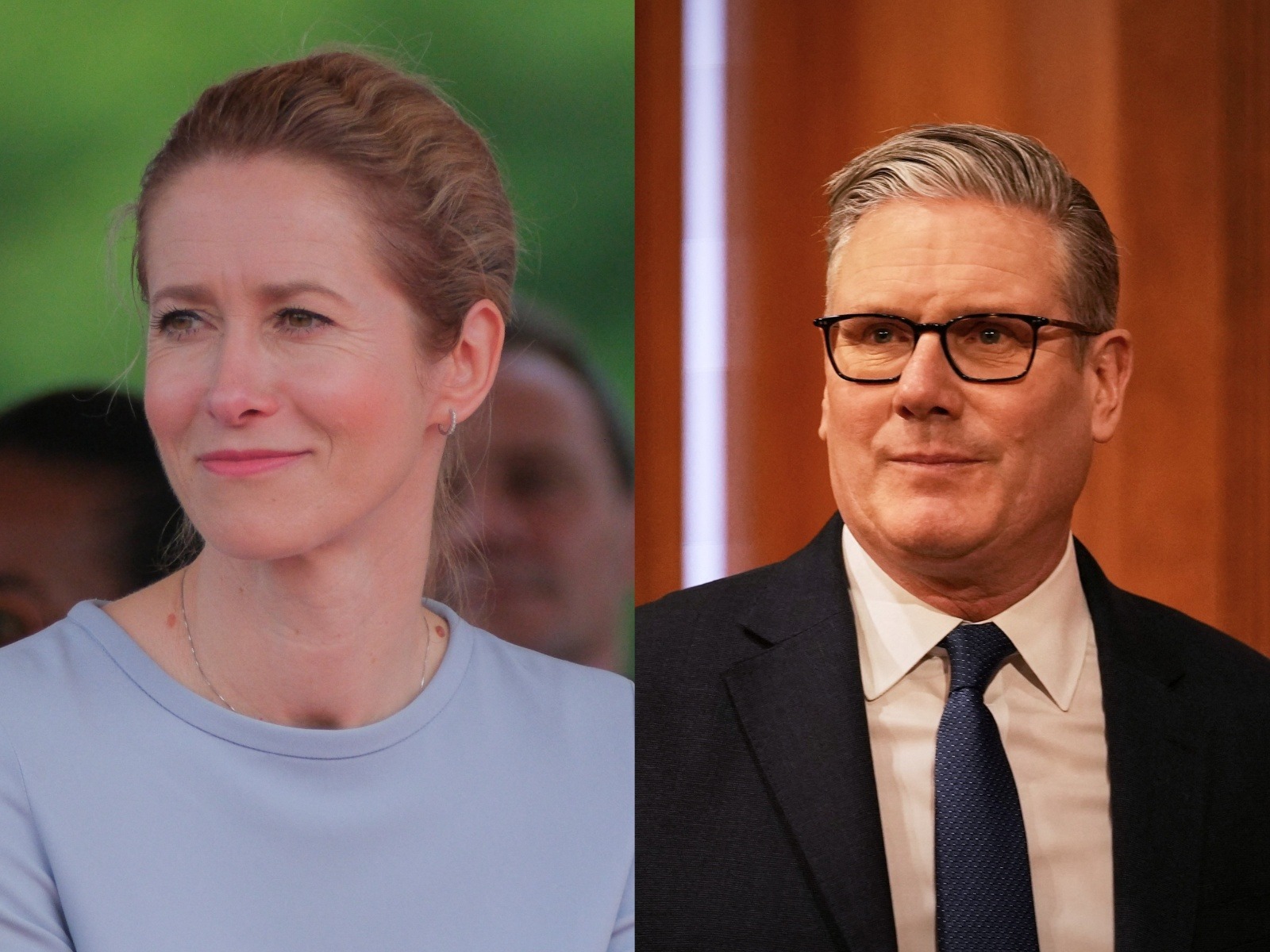 Vice-President of the European Commission Kaja Kallas (left) and UK Prime Minister Keir Starmer (Photo/Reuters)