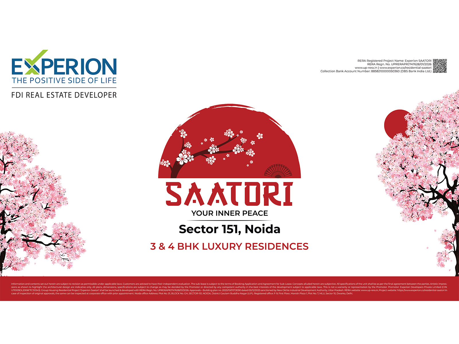 Experion SAATORI - Redefining luxury living in Sector 151, Noida, with a Japanese-inspired lifestyle and premium residences