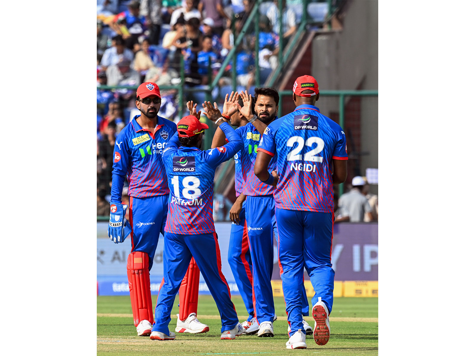 Delhi Capitals players (Photo: ANI)