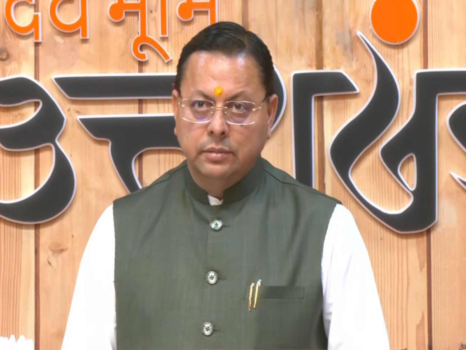 Uttarakhand CM Pushkar Singh Dhami. (Photo/ANI)