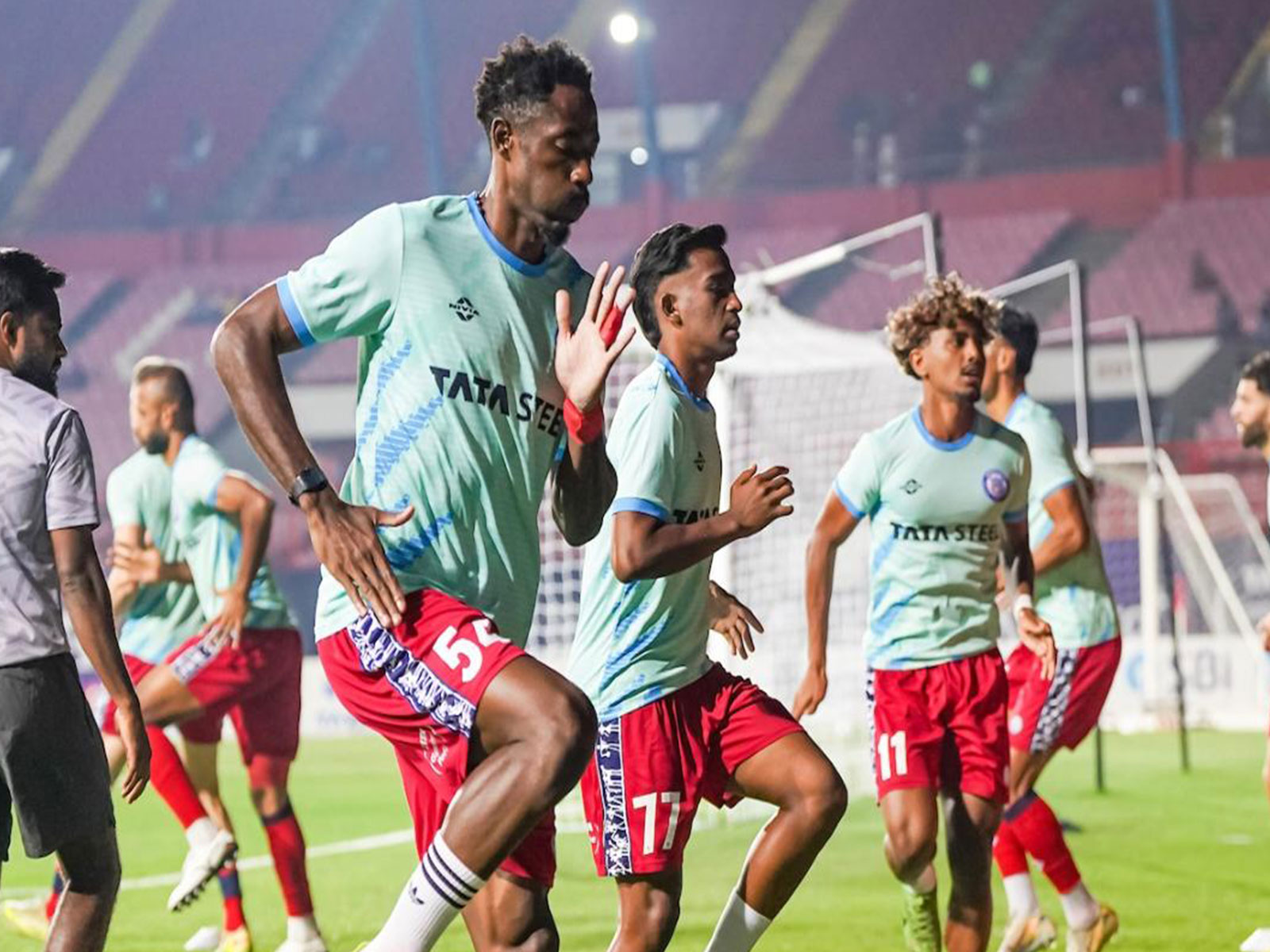 Jamshedpur FC players training (Photo/ISL)