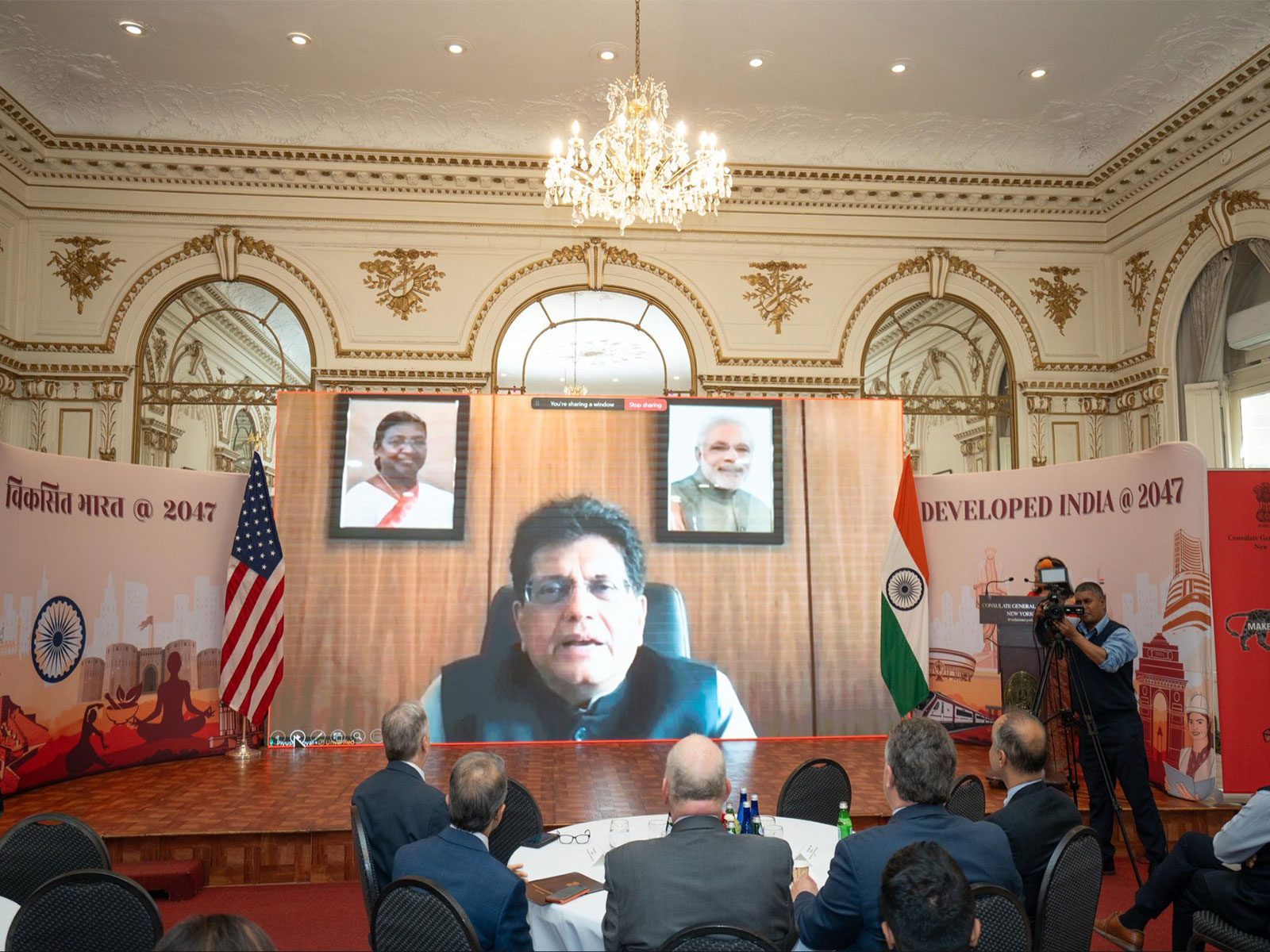 Piyush Goyal addresses virtual launch of India-USA Trade Facilitation Portal (Photo;X/@IndianEmbassyUS