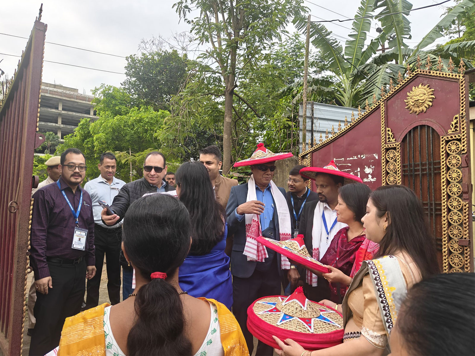 International delegates witness polling in Assam (Photo/ECI)