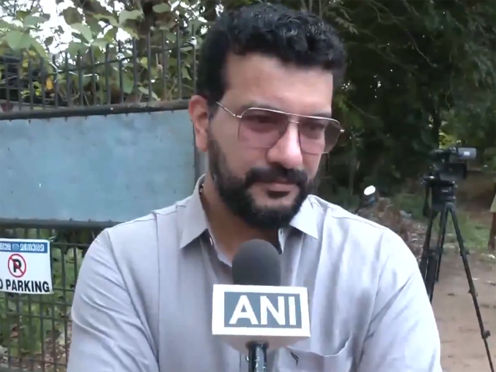 Ramesh Pisharody, UDF candidate from Palakkad Assembly Constituency (Photo/ANI)