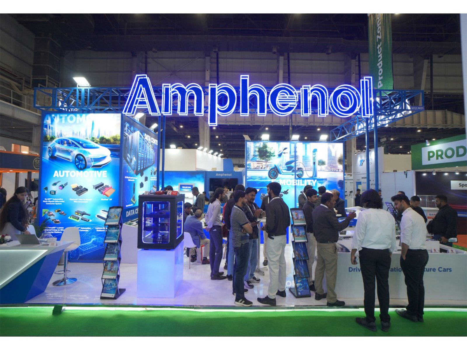 Amphenol booth at Electronica India 2026