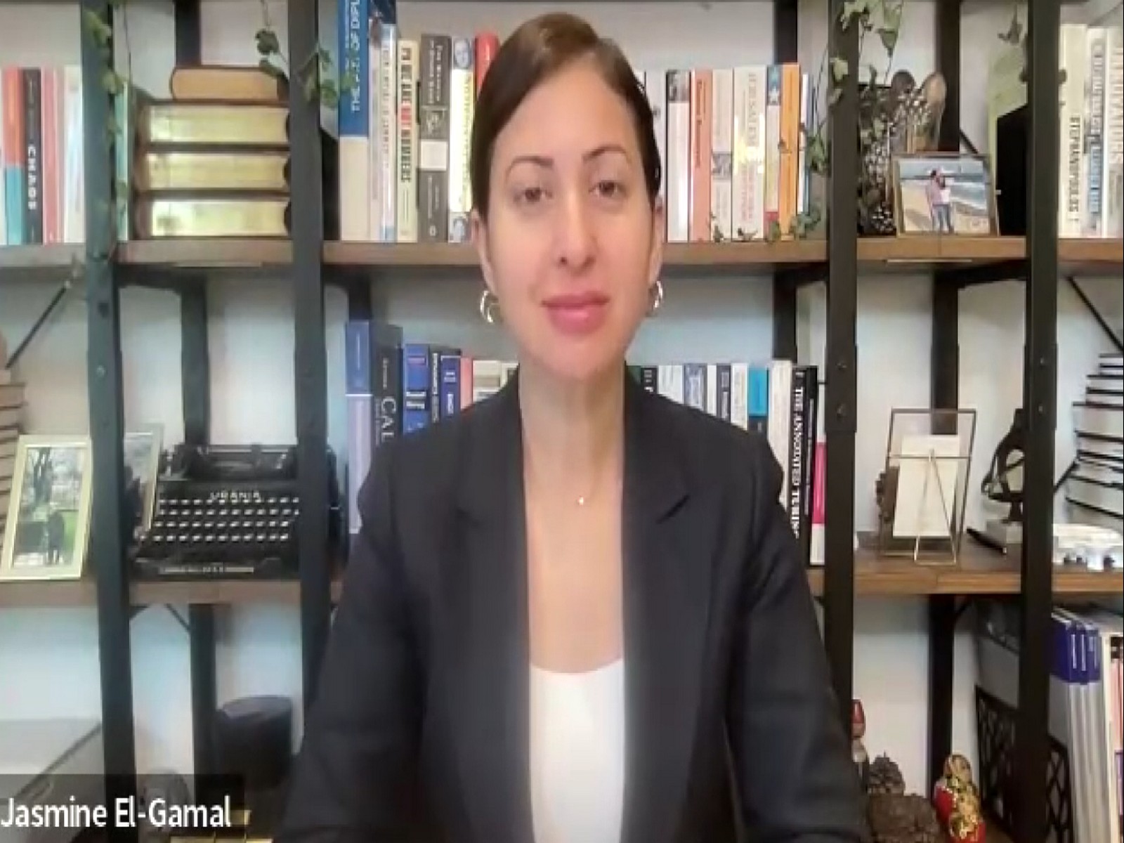 Jasmine El-Gamal, Former Pentagon Middle East advisor and CEO of Averos Strategies (Photo/ANI)