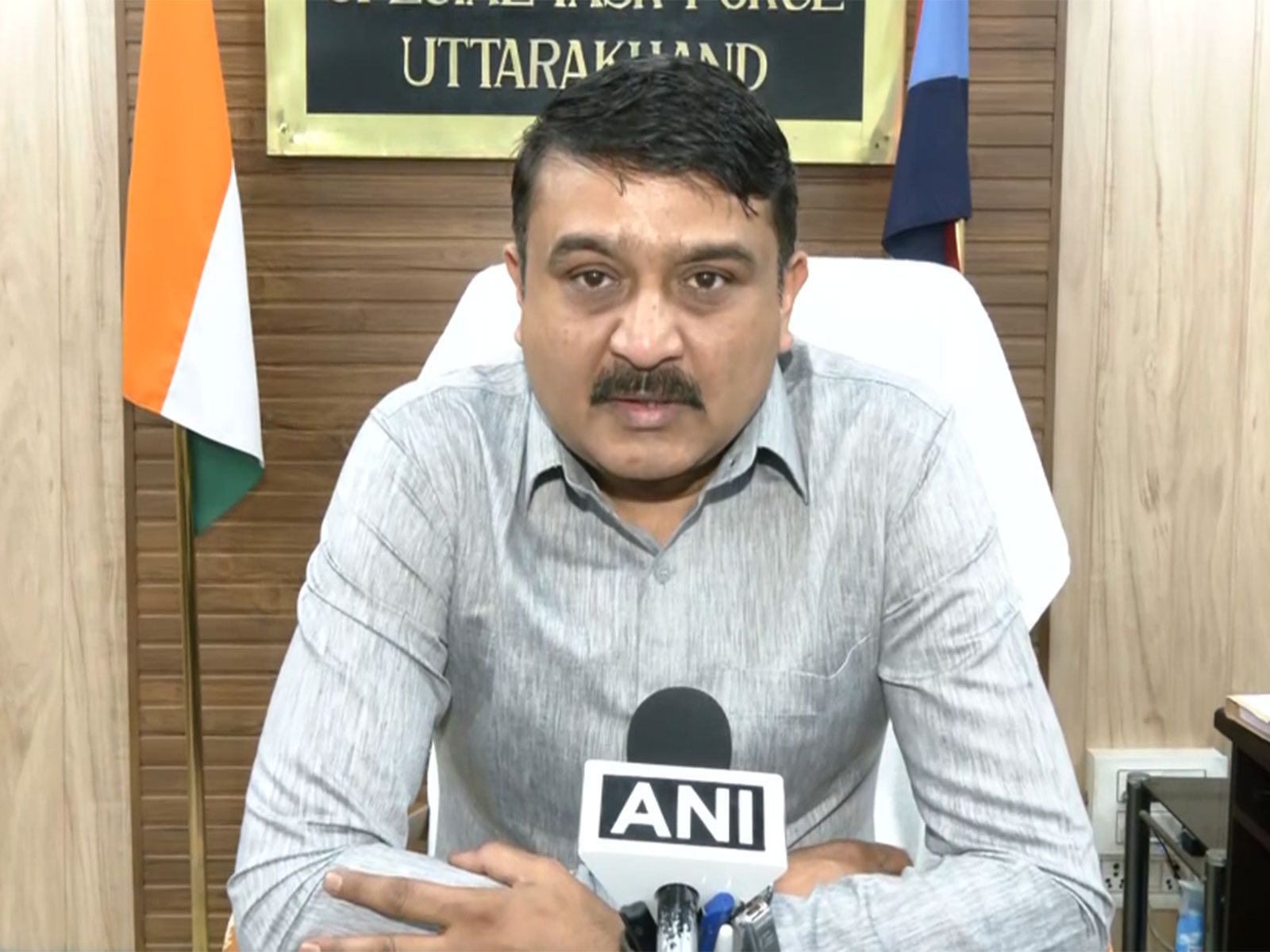 Uttarakhand STF SSP Ajay Singh (Photo/ANI)