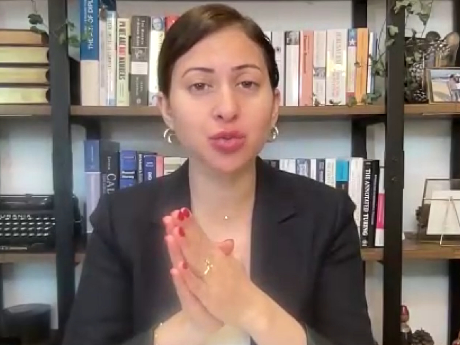 Jasmine El-Gamal, Former Pentagon Middle East advisor and CEO of Averos Strategies (Photo/ANI)