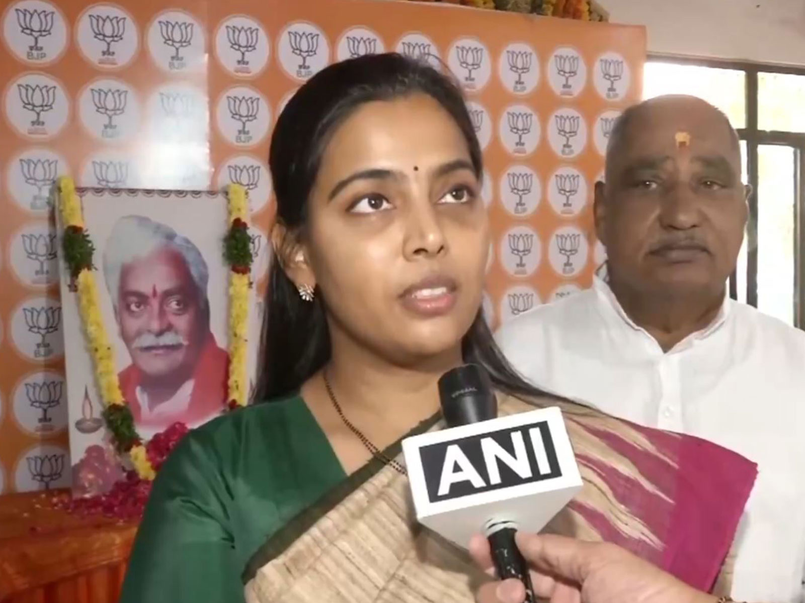  Bharatiya Janata Party (BJP) Telangana State Secretary Bandaru Vijayalaxmi (Photo/ANI)