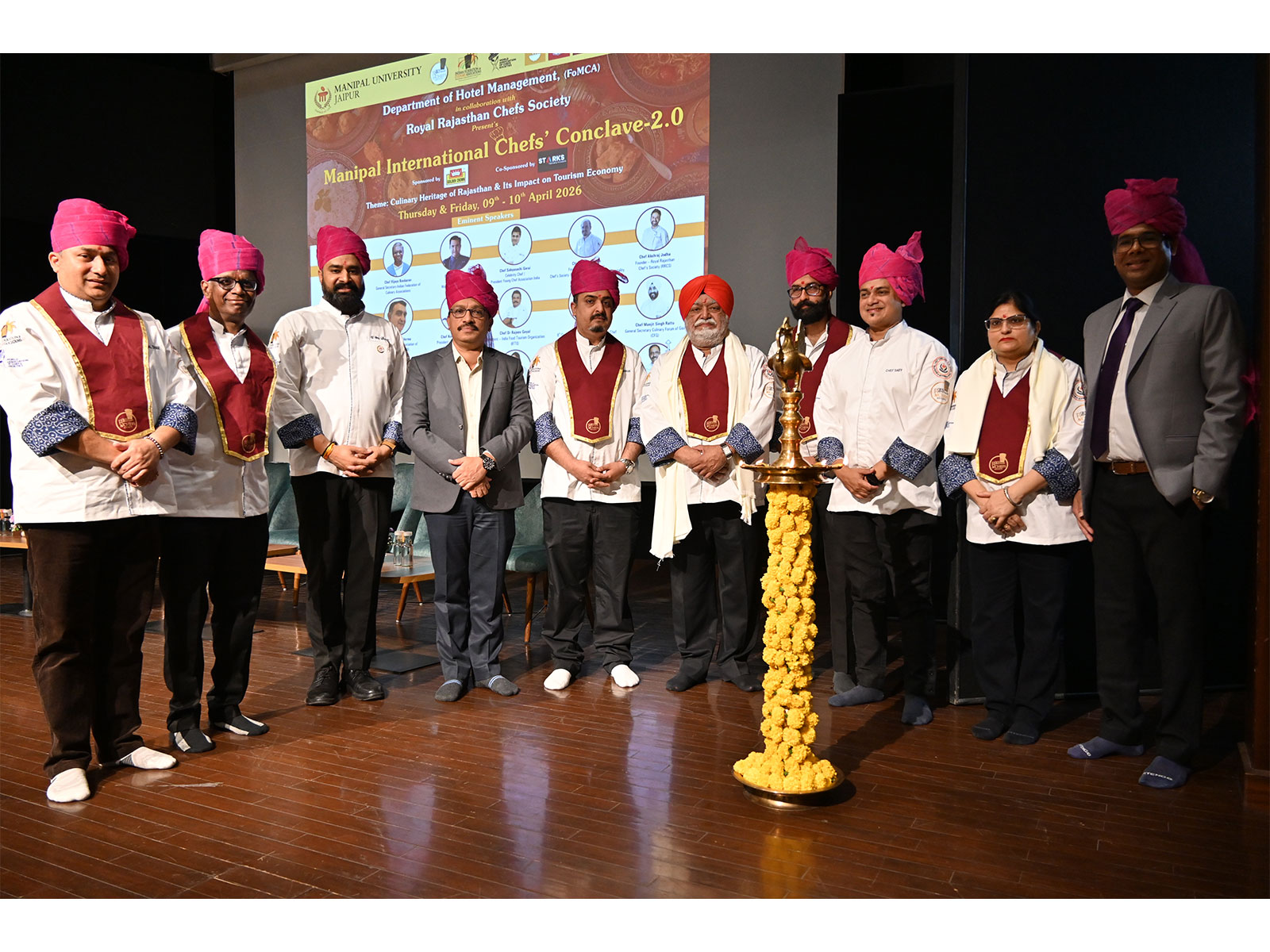 Inaugural ceremony of International Chefs Conclave at Manipal University Jaipur