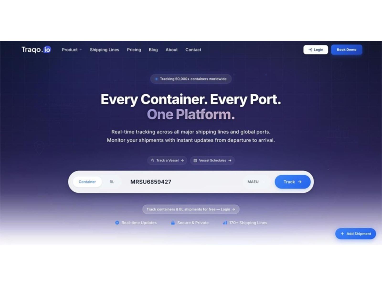 The Noida-based logistics startup has added AI-driven shipment intelligence and a unified ocean freight dashboard to its EXIM tracking product