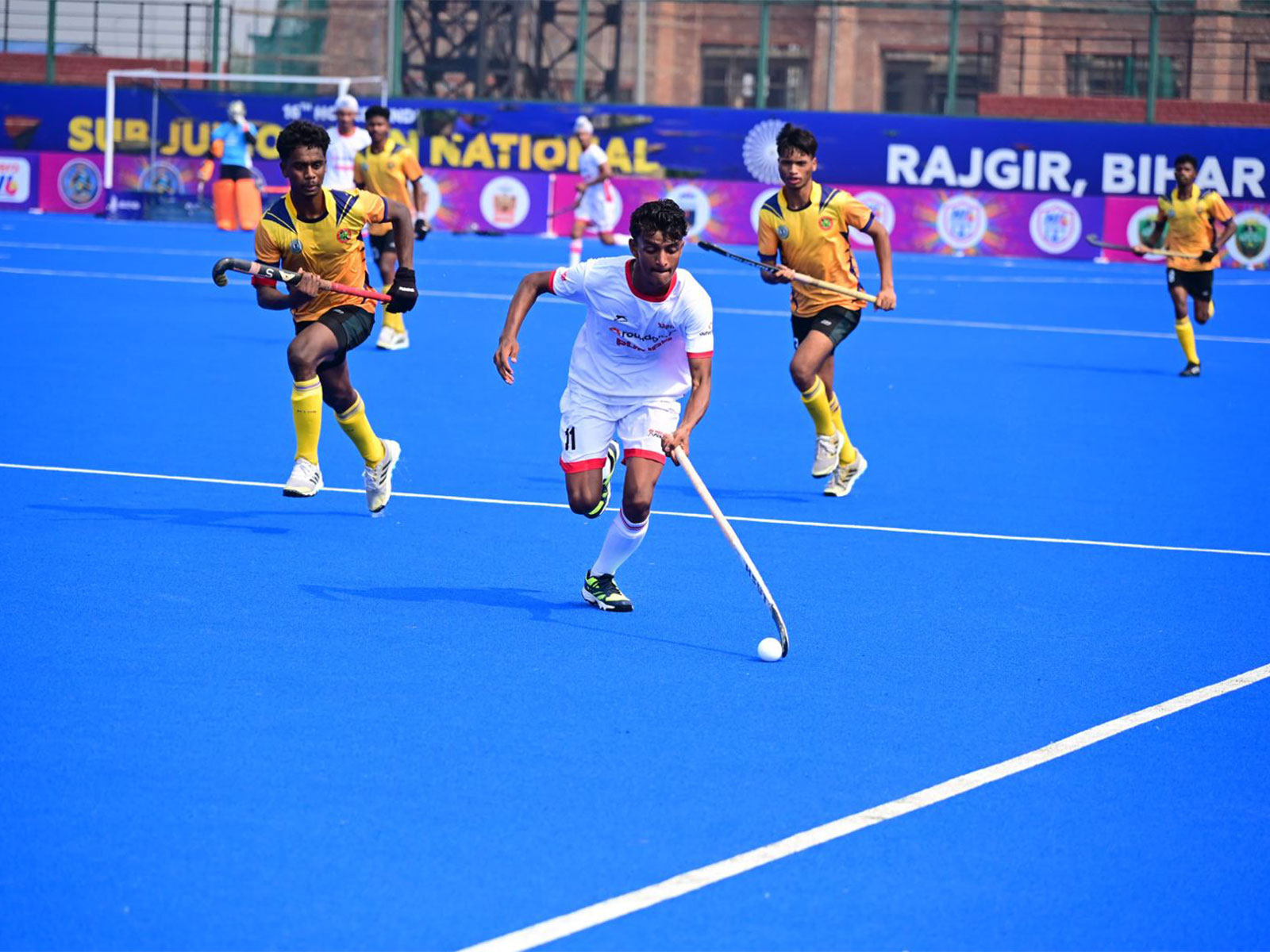 Hockey players in action (Photo: Hockey India)