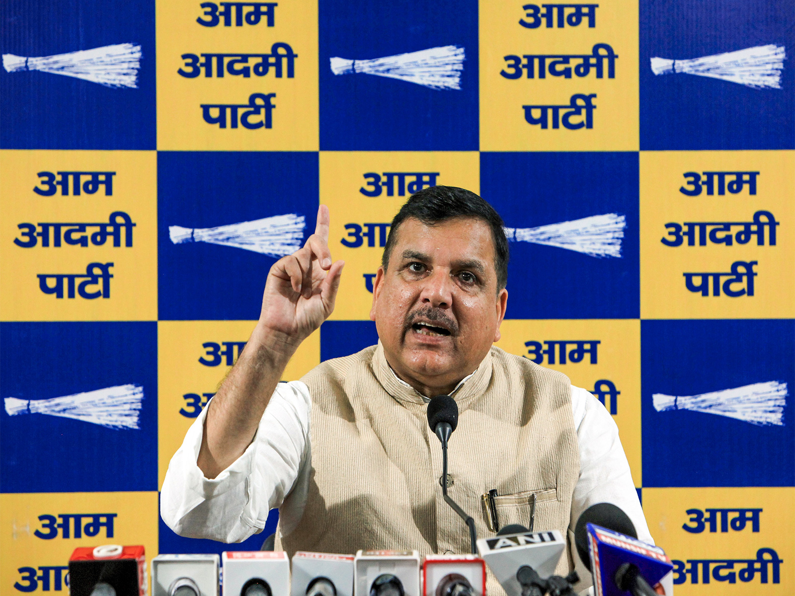 AAP MP Sanjay Singh (Photo/ANI)