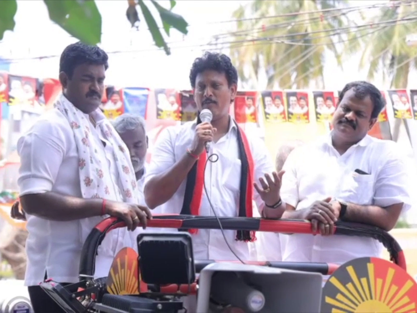 Tamil Nadu Minister Anbil Mahesh Poyyamozhi (Photo/ANI)