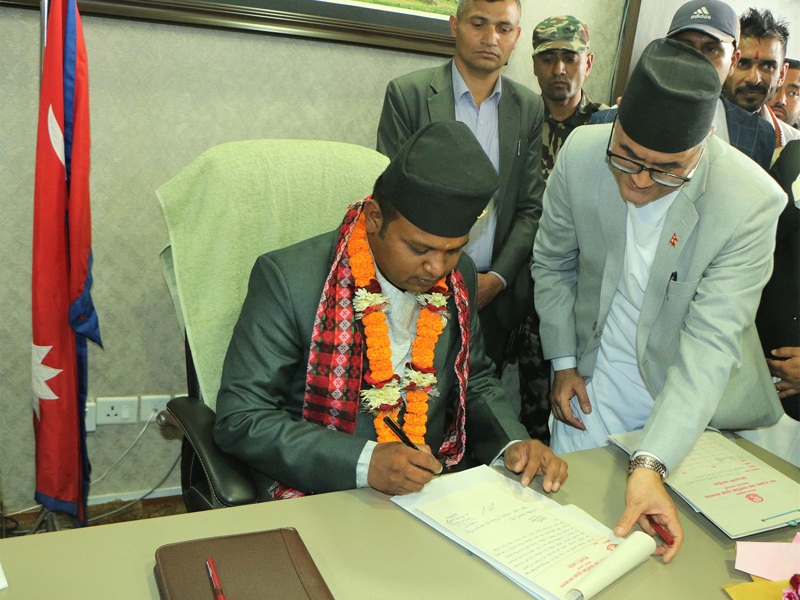 Deepak Kumar Sah, Minister for Labour, Employment and Social Security, Nepal. (Photo: X/@MoLESS_Nepal)