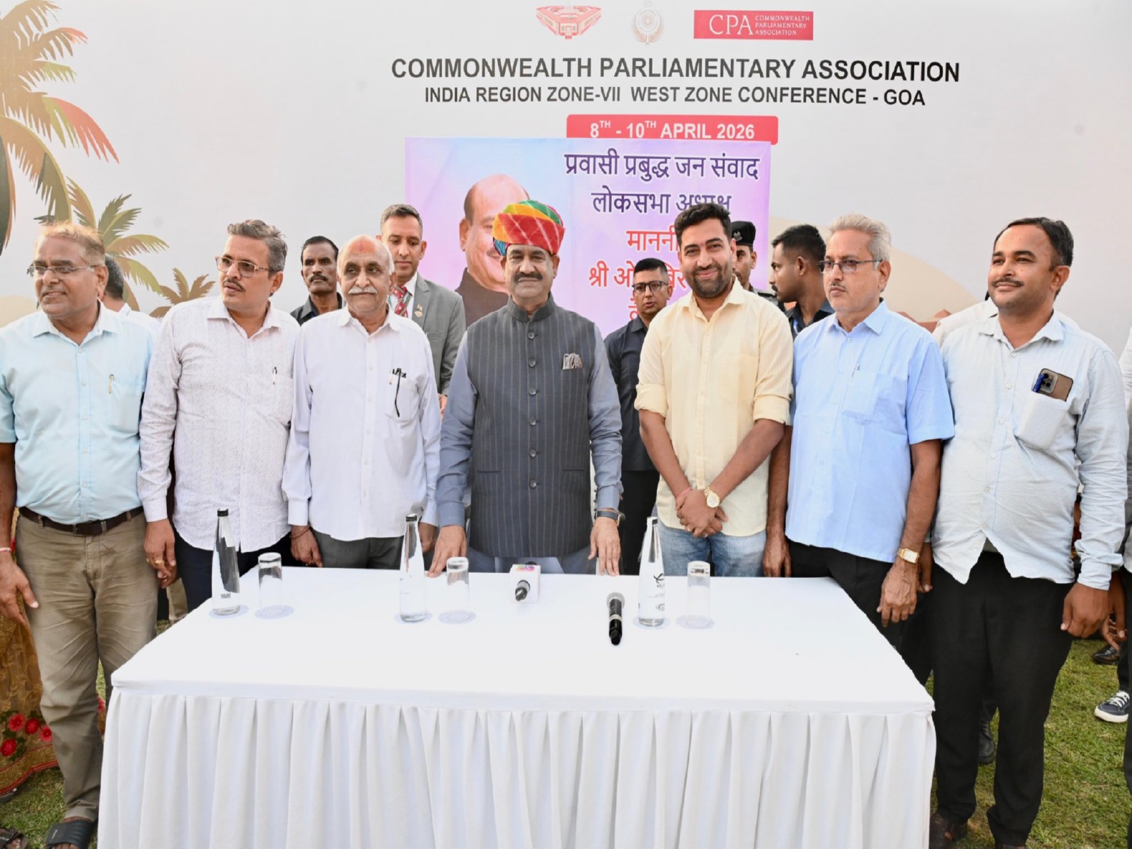 Lok Sabha Speaker Om Birla interacted  with Rajasthani community members in Goa (Photo/X/@ombirlakota)