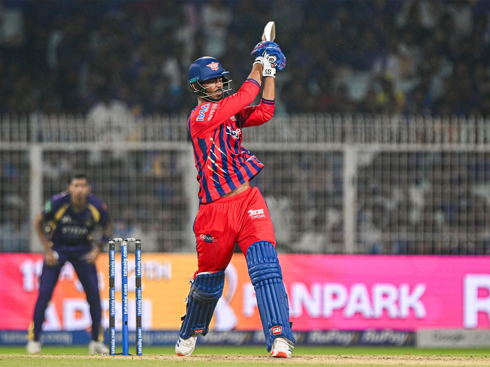 Lucknow Super Giants (LSG)  batter Mukul Choudhary (Photo: ANI)