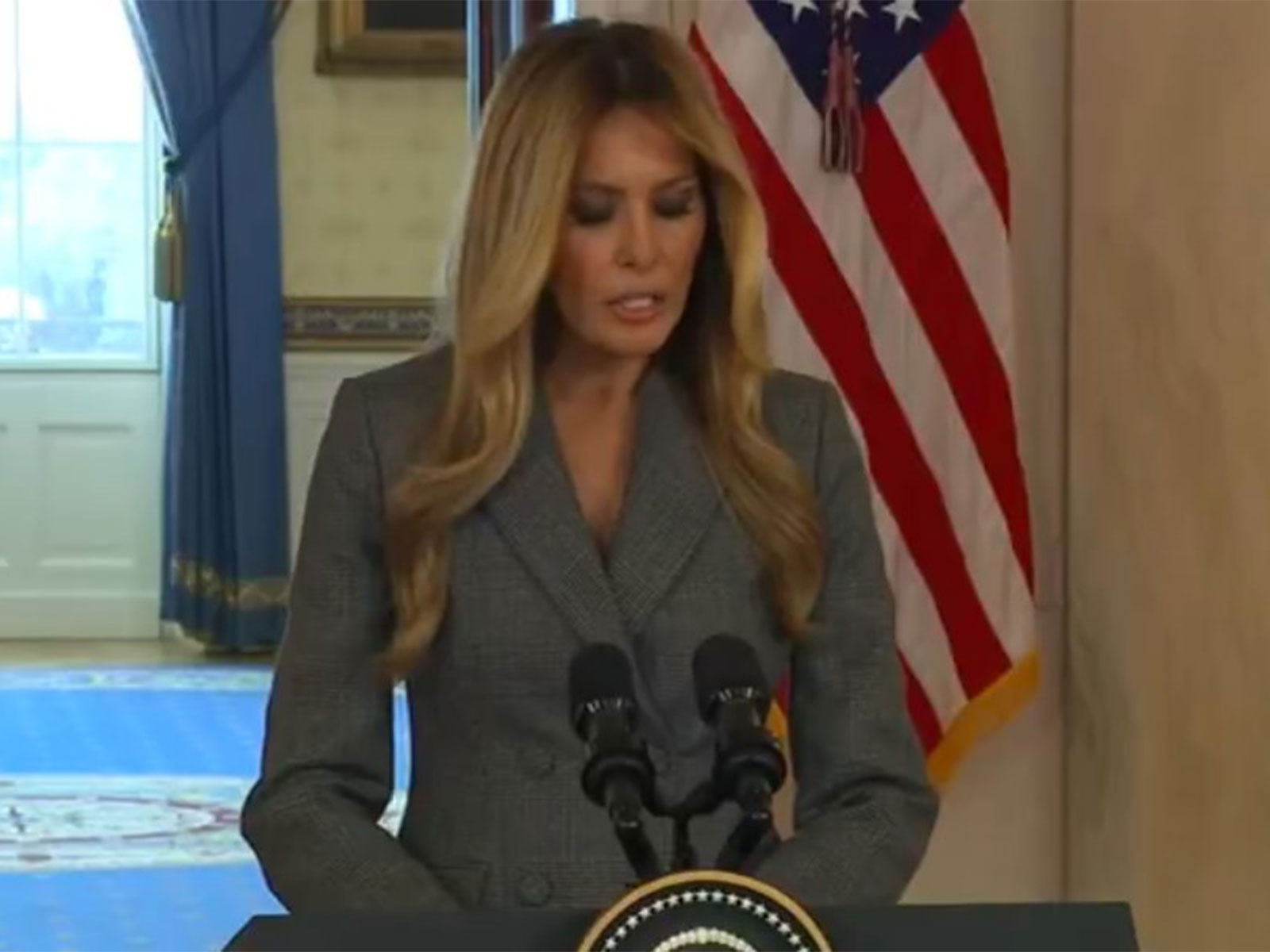 First Lady of the US, Melania Trump (Photo: The White House/Youtube)