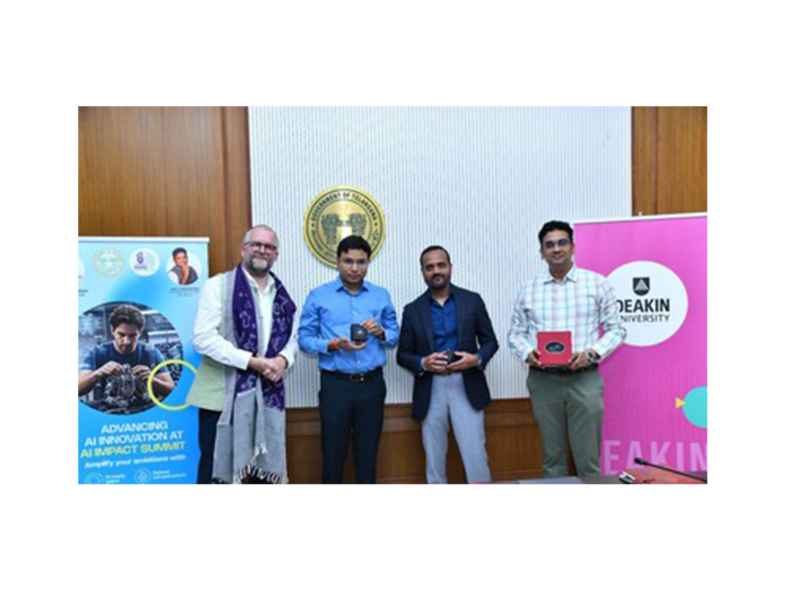 Deakin University and Aikam (Telangana AI Innovation Hub) Sign Strategic MoU