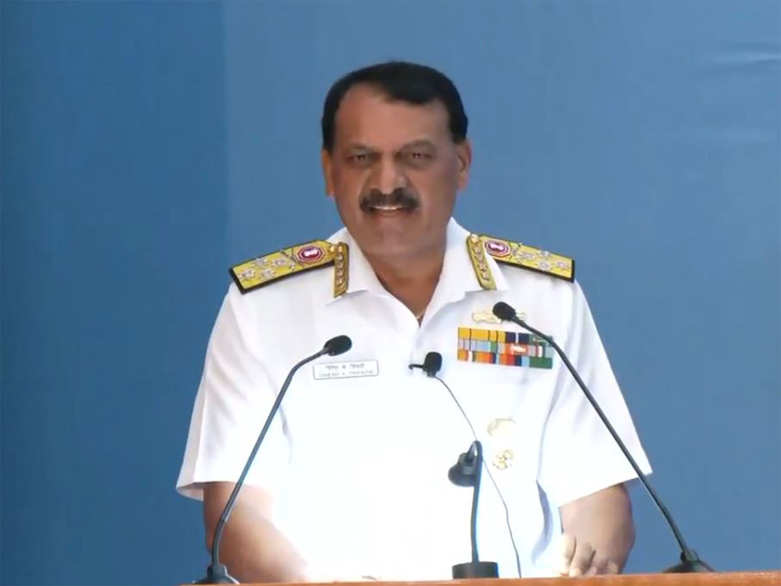 Navy Chief Admiral Dinesh K Tripathi (Photo/ANI)