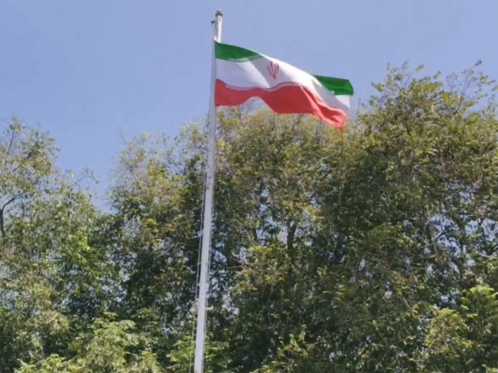 Iran embassy in India hoists flag on 40th day of mourning for Ayatollah Khamenei (Photo/X/@Iran_in_India)