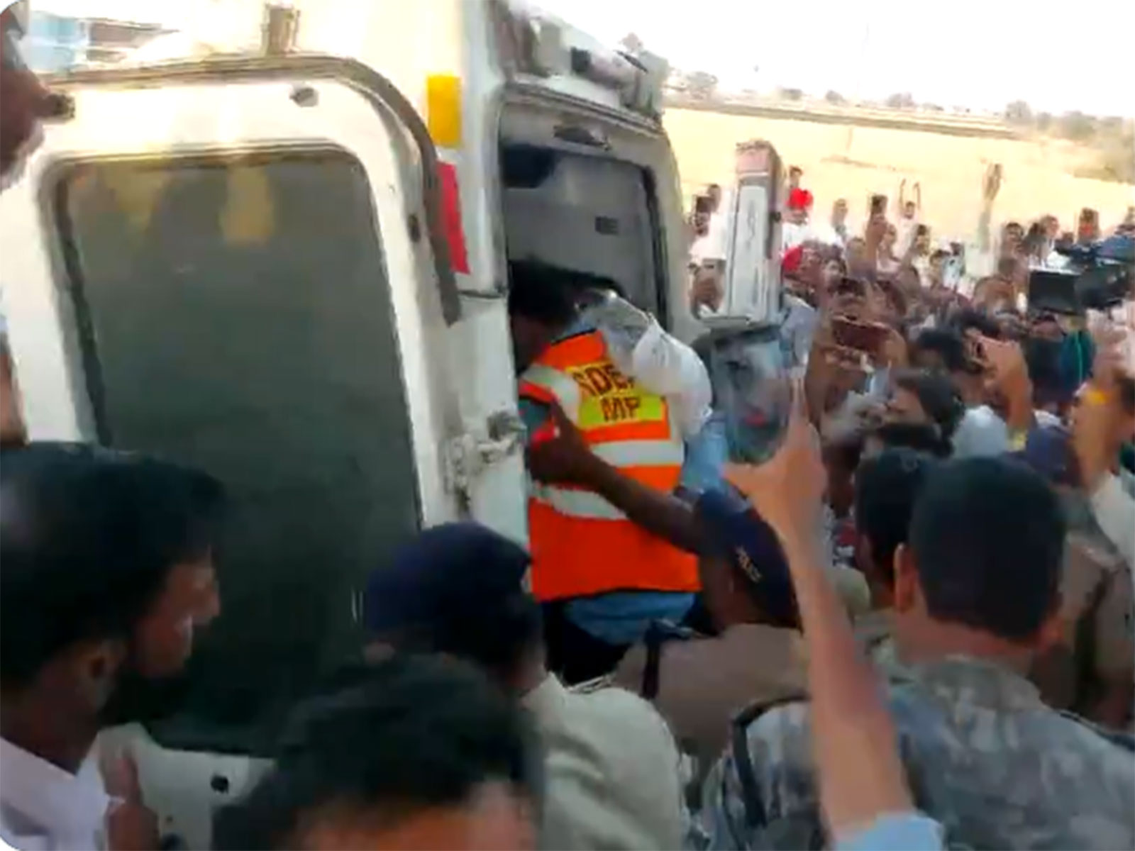 Child being taken to hospital after rescue operation concluded (Photo/ANI)