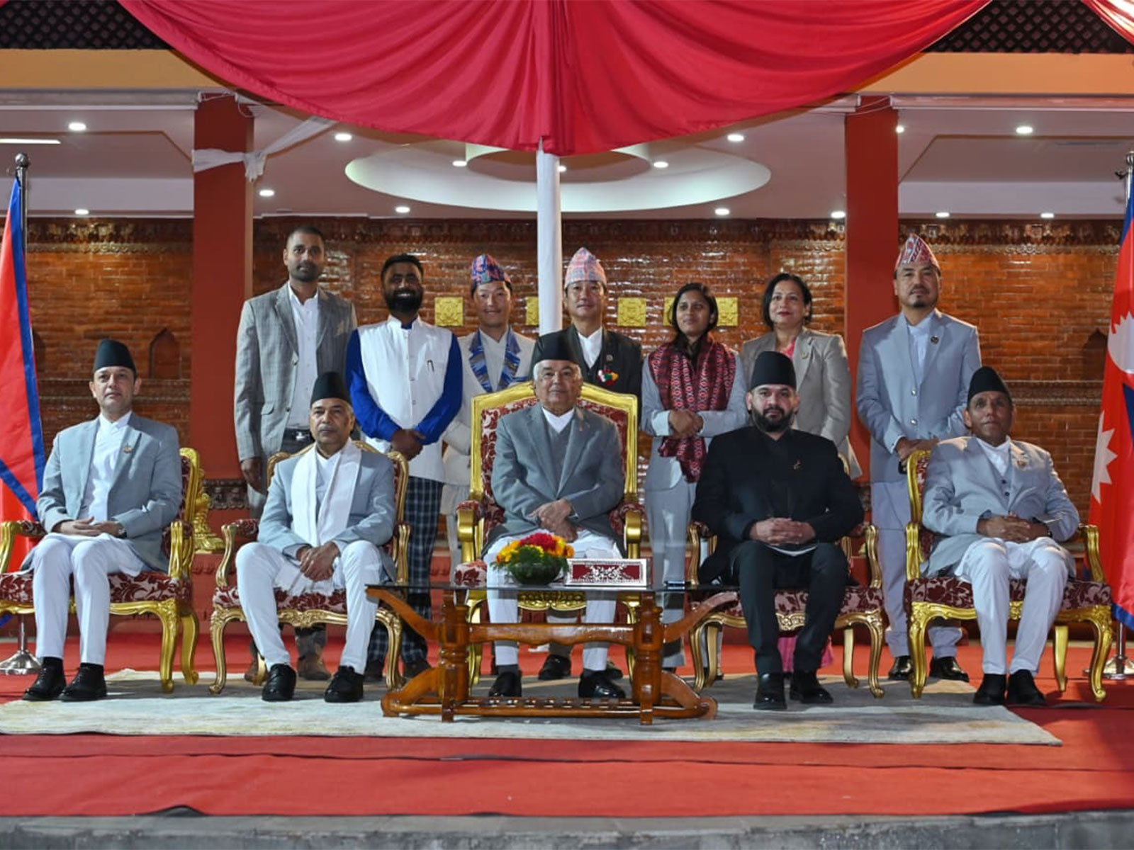 Nepal's Top Administration (Photo/Nepal PMO)