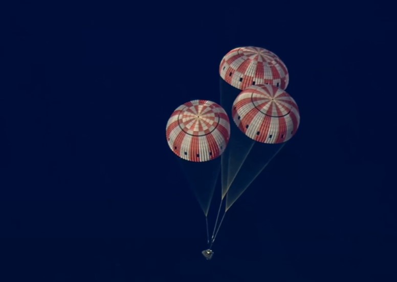 Artemis II crew returns to Earth after historic lunar flyby mission (Photo/@NASA)