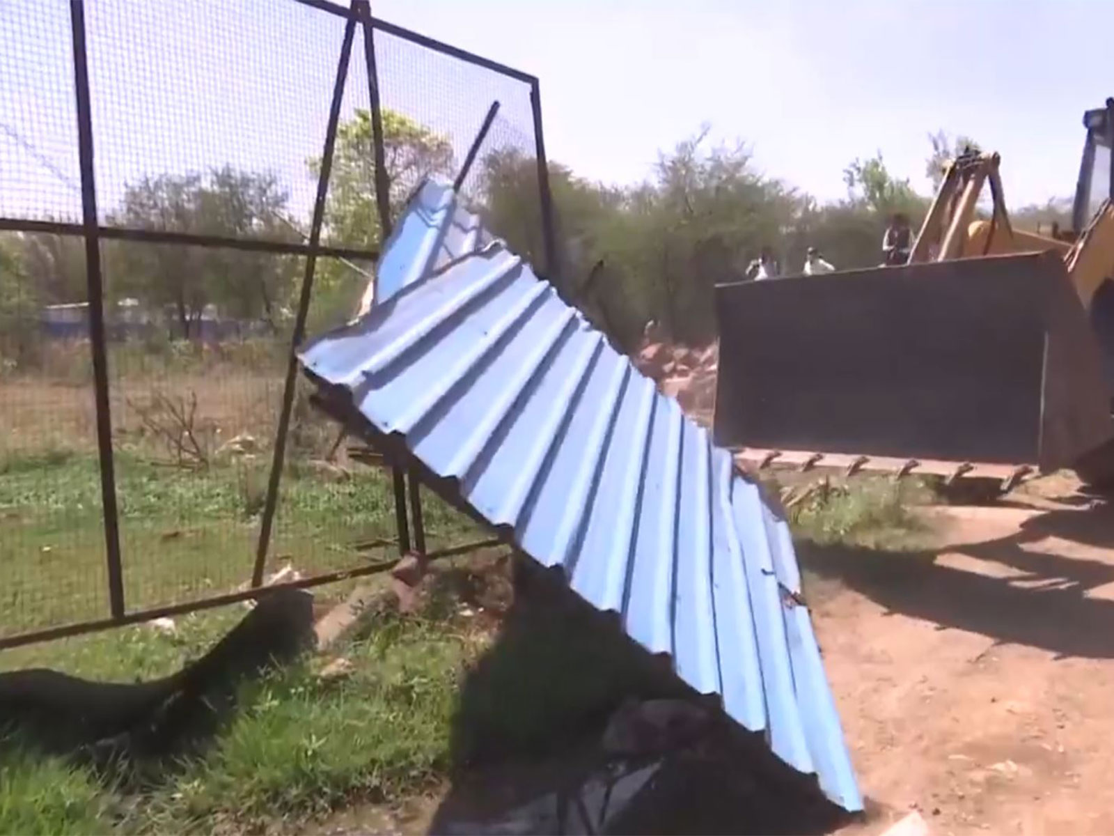 Visuals of demolition drive (Photo/ANI)