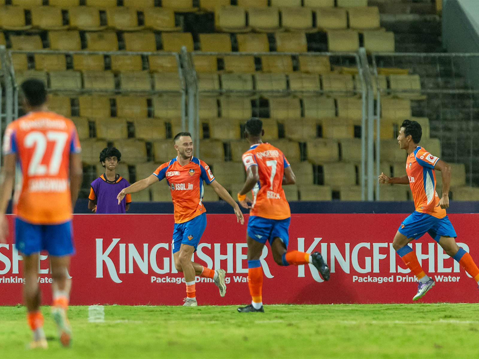 Players in action during the FC Goa vs Odisha FC ISL match (Photo: AIFF Media)