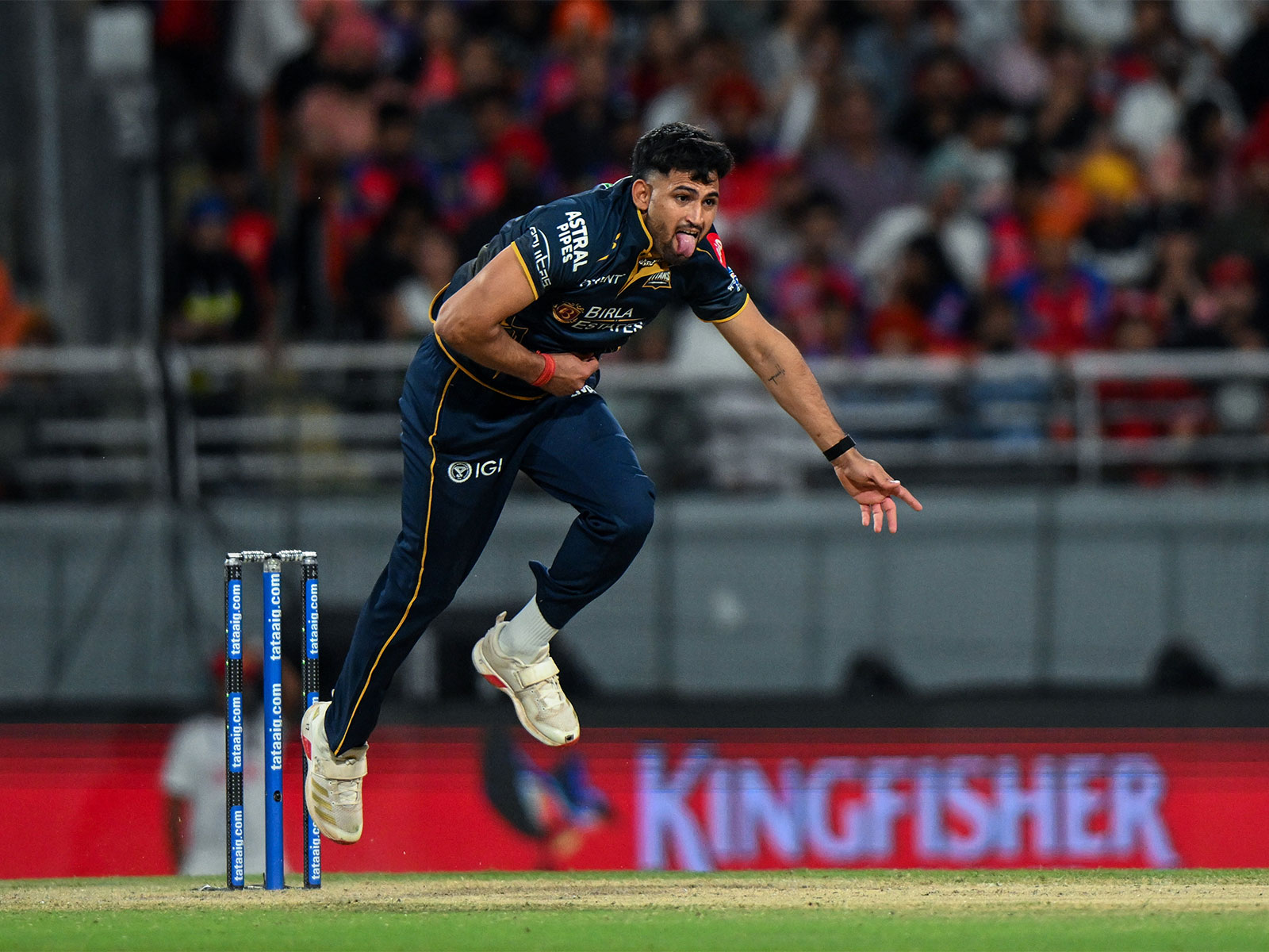 Gujarat Titans pacer, Ashok Sharma. (Photo/ANI)