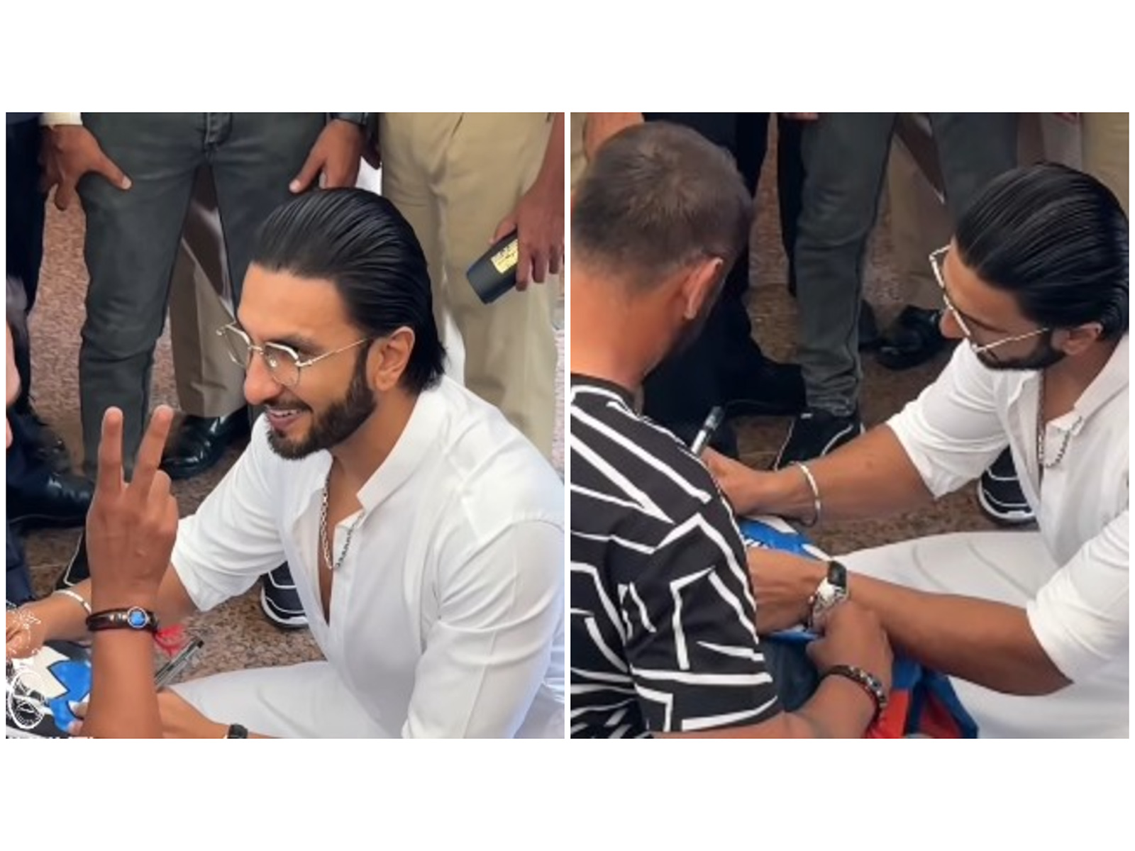 Ranveer Singh with Bhima Khunti (Photo/instagram/@bhima_khunti_official)