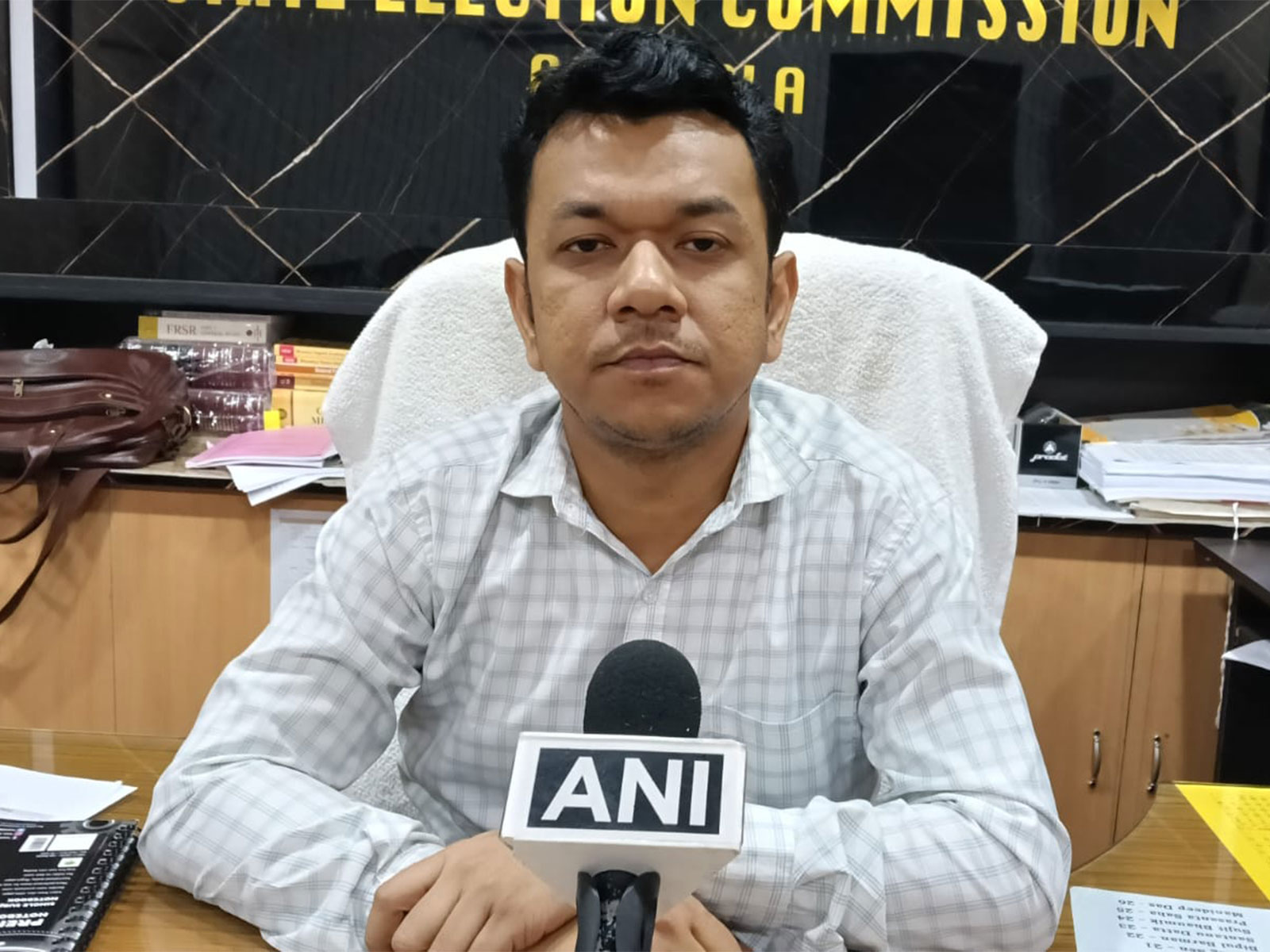 Tripura State Election Commission Secretary Anurag Sen (Photo/ANI)