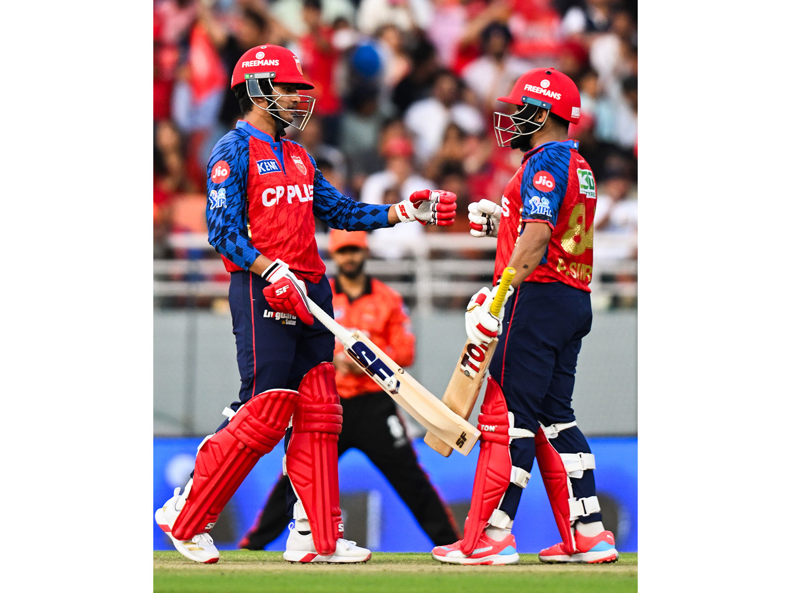 Priyansh Arya and Prabhsimran Singh. (Photo: ANI)