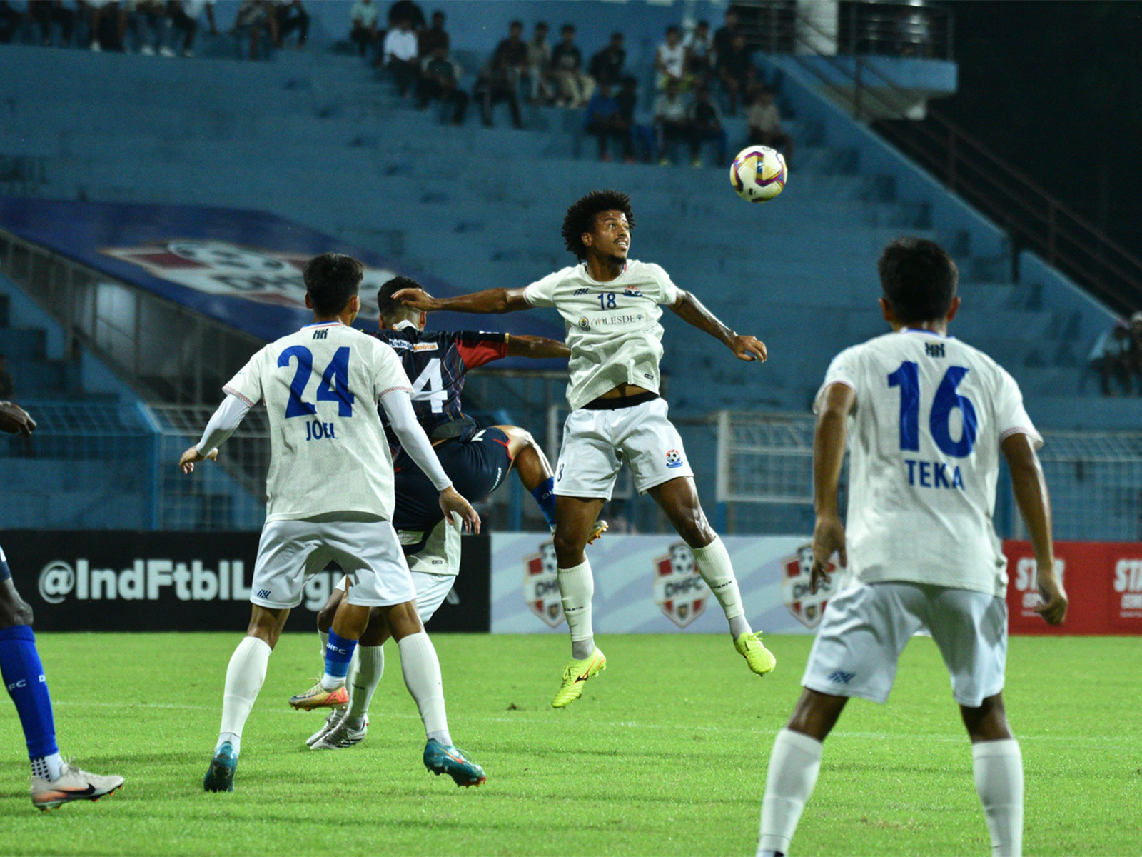 A visual from the match. (Photo: IFL)