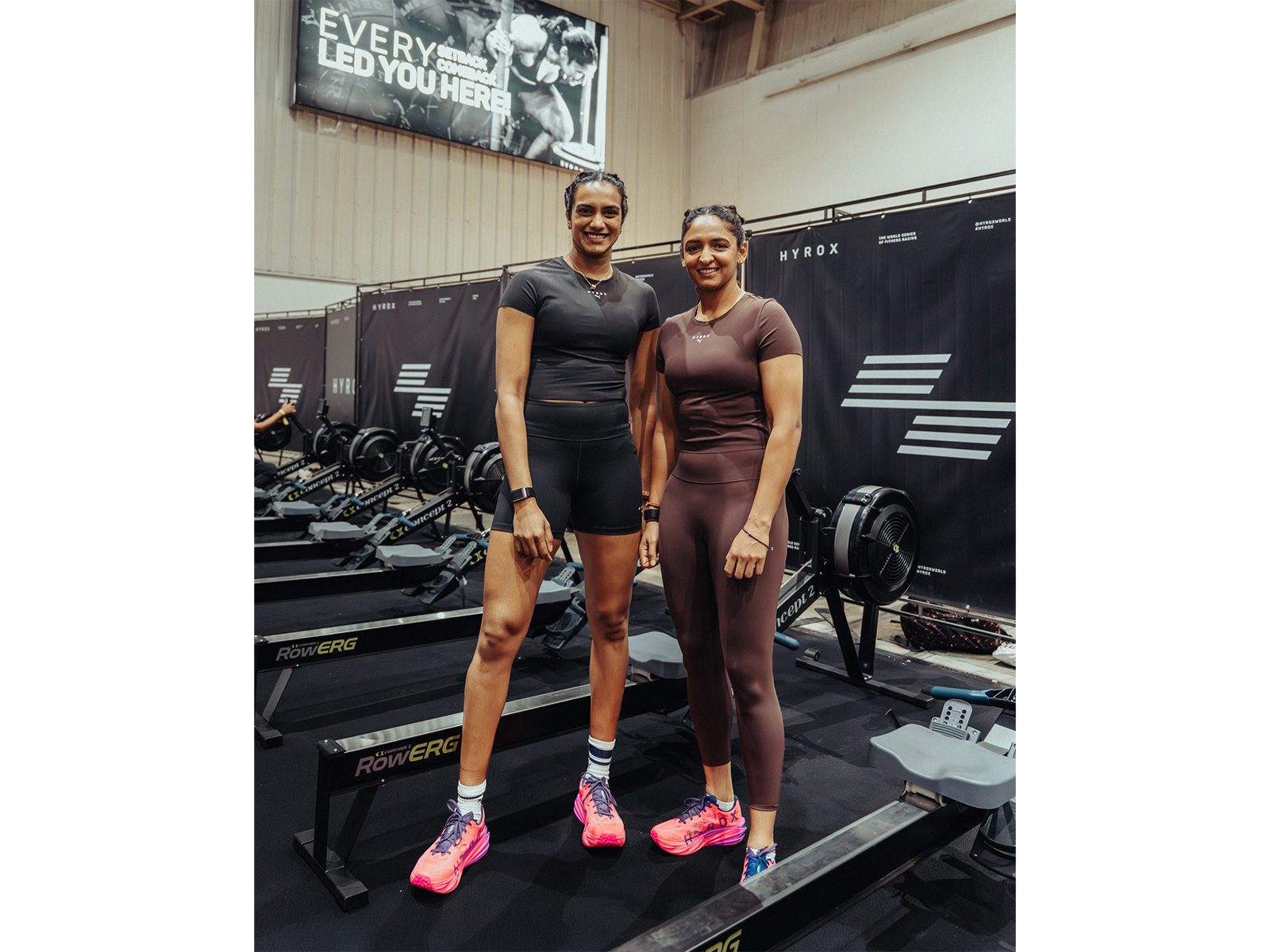 PV Sindhu and Harmanpreet Kaur. (Photo: PUMA/HYROX)