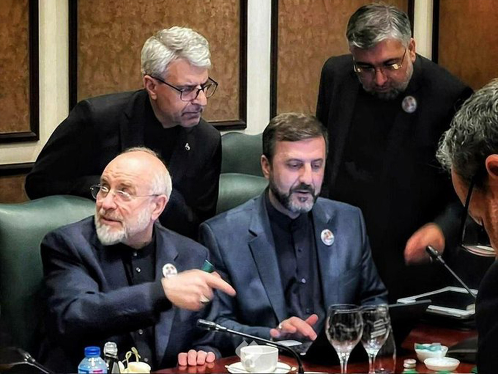 The Iranian negotiating delegation in Islamabad (Photo/Reuters)