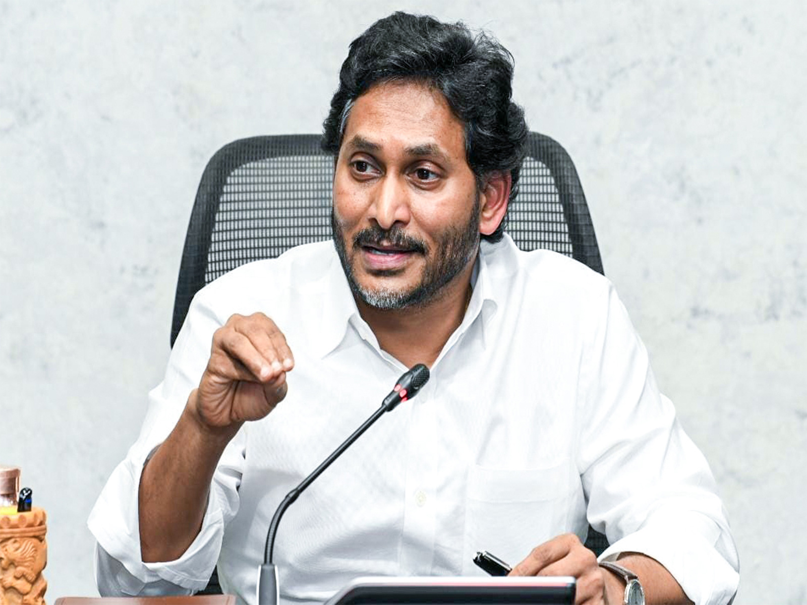 Former Andhra Pradesh CM and Yuvajana Sramika Rythu Congress Party (YSRCP) President YS Jagan Mohan Reddy (File Photo/ANI)