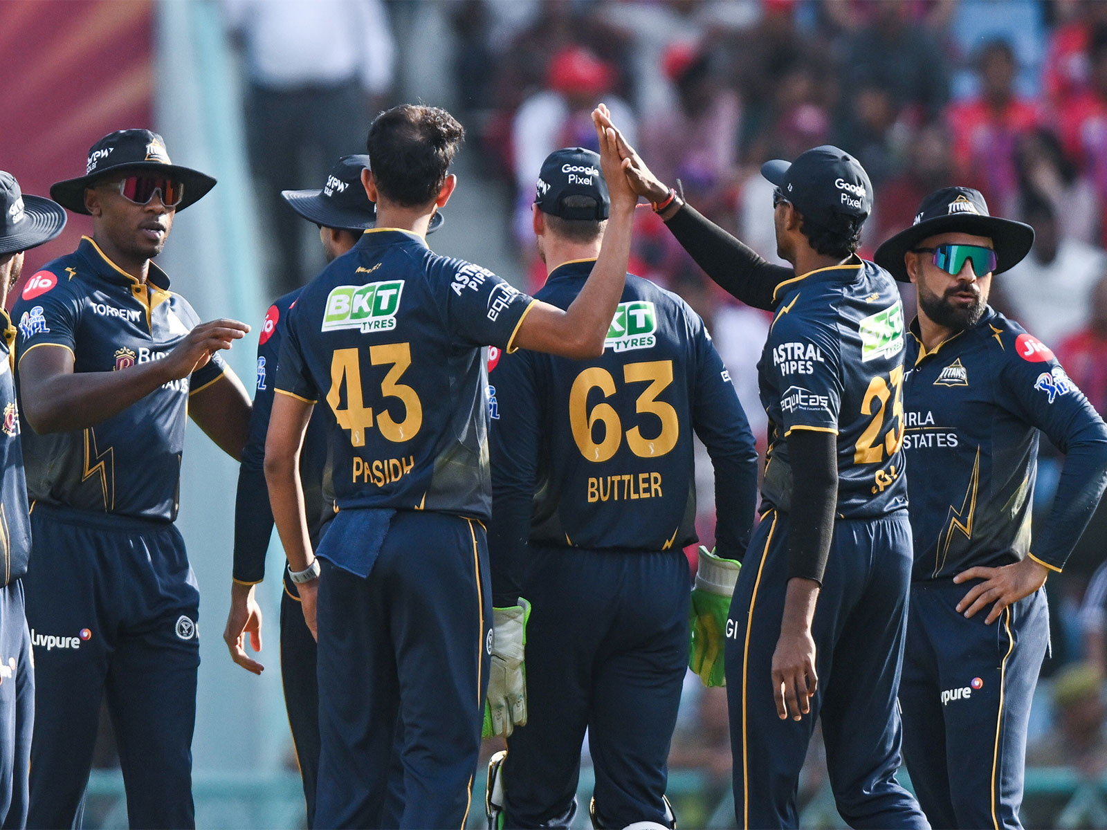 Gujarat Titans. (Photo: ANI)