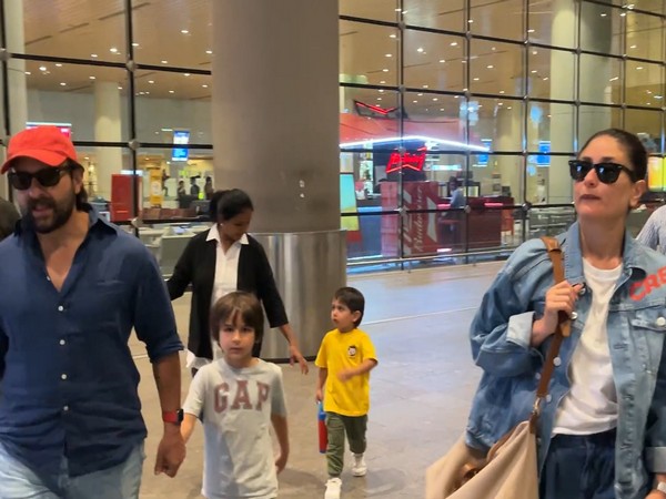 Saif, Kareena and their sons (ANI)