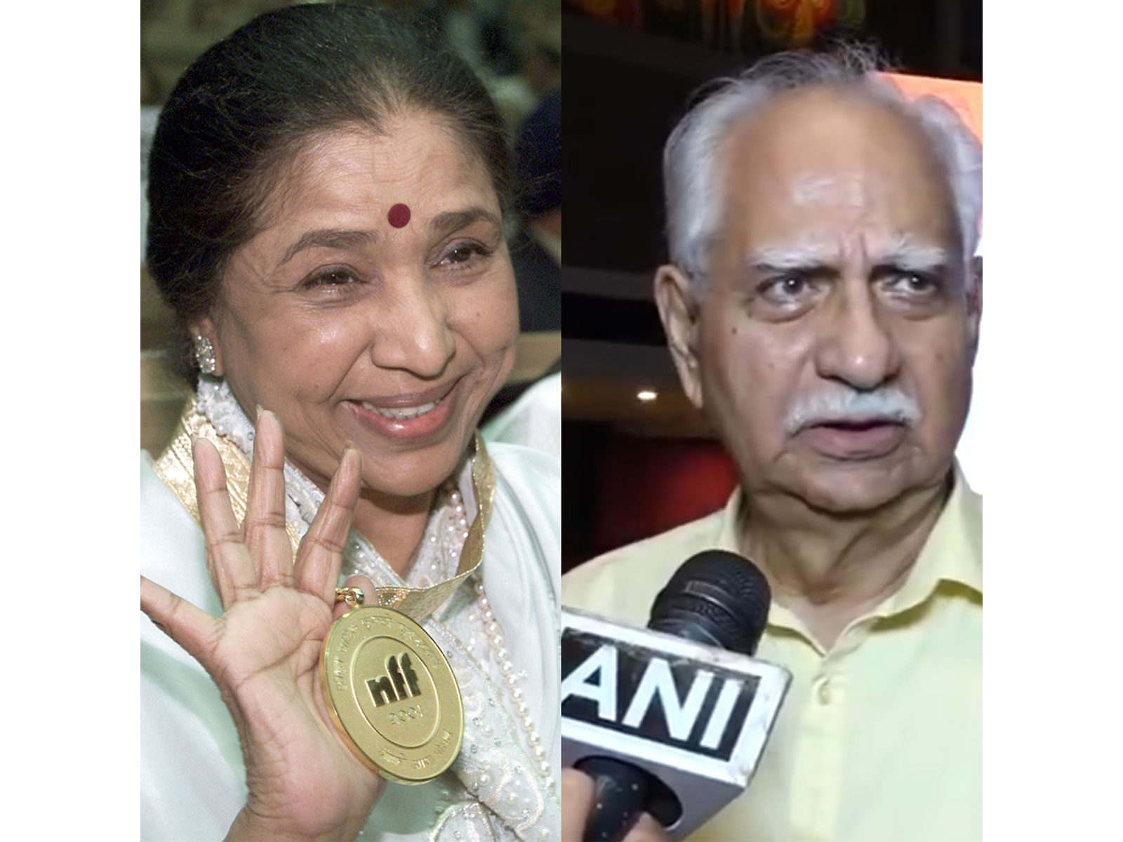 Asha Bhosle (Photo/Reuters) and Ramesh Sippy (Photo/ANI)