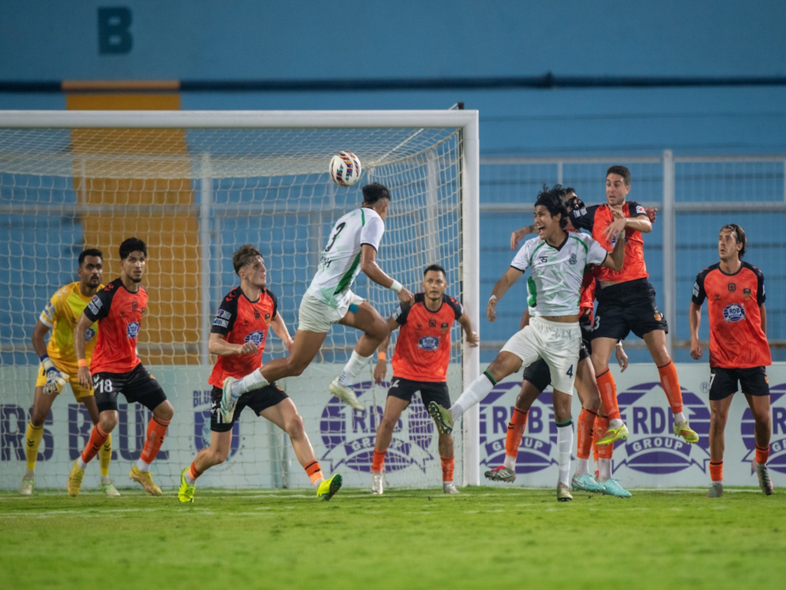 Inter Kashi FC and Mohammedan Sporting Club players in action (Photo: AIFF media)